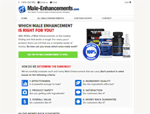 Tablet Screenshot of male-enhancements.com